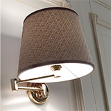 Art. PA012 Lampshade for wall light with smooth fabric